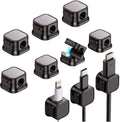 Magnetic Cord Organizer 10 Pack - Under Desk Cable Management