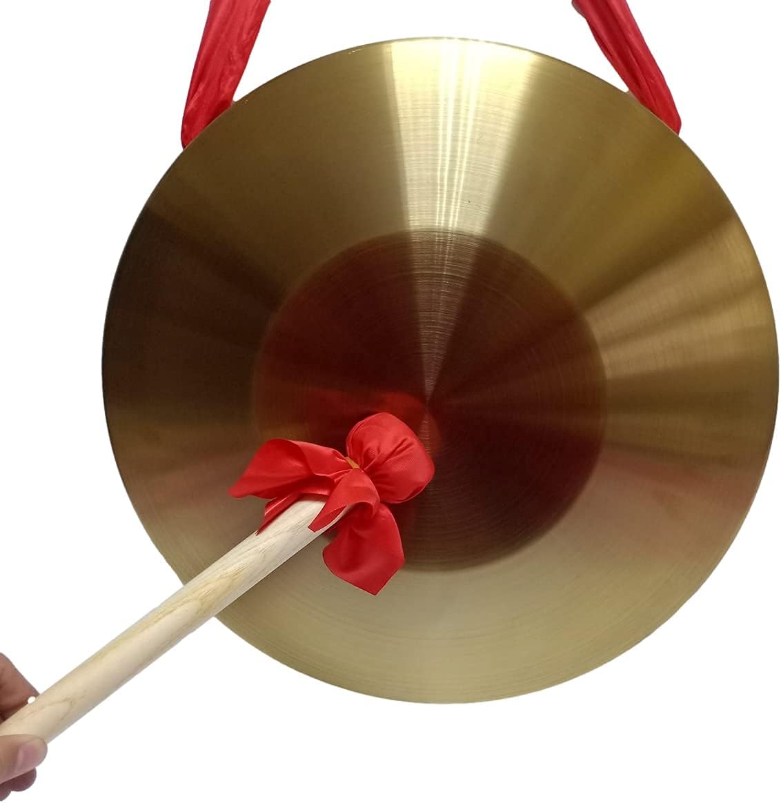 RUIMIMI 16.4 inch Chinese Brass Gong for Celebrations and Gifts