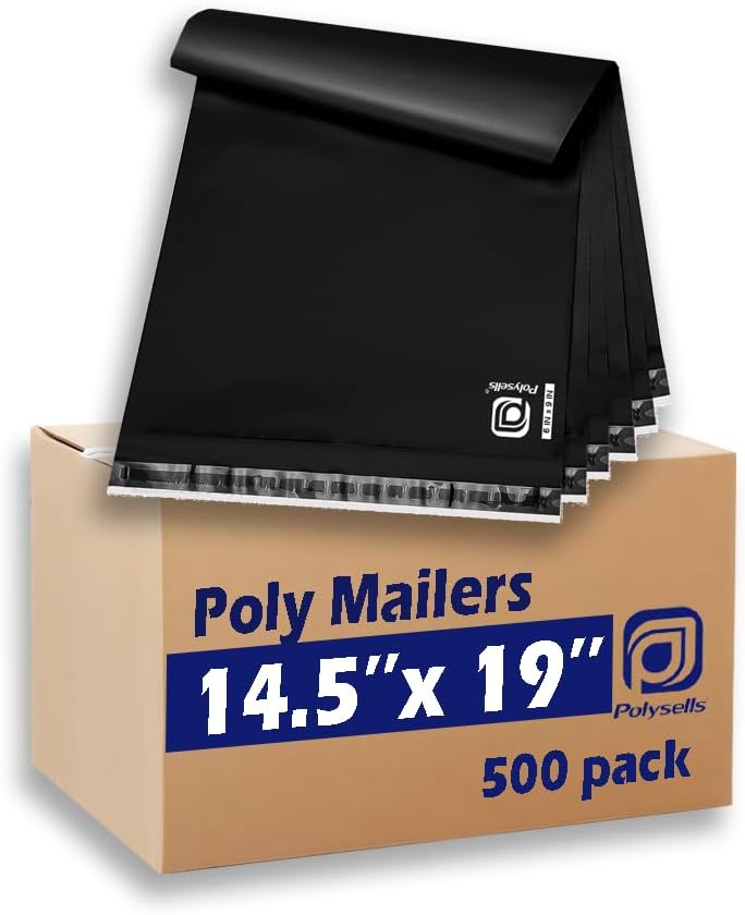 Durable Poly Mailers 14.5x19 Inches for Secure Shipping Needs