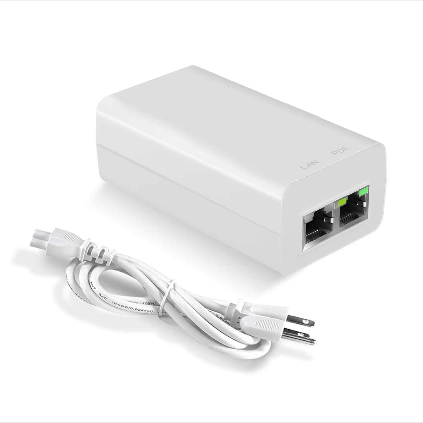 10Gbps PoE+ Injector 30W for Camera and Access Point Use