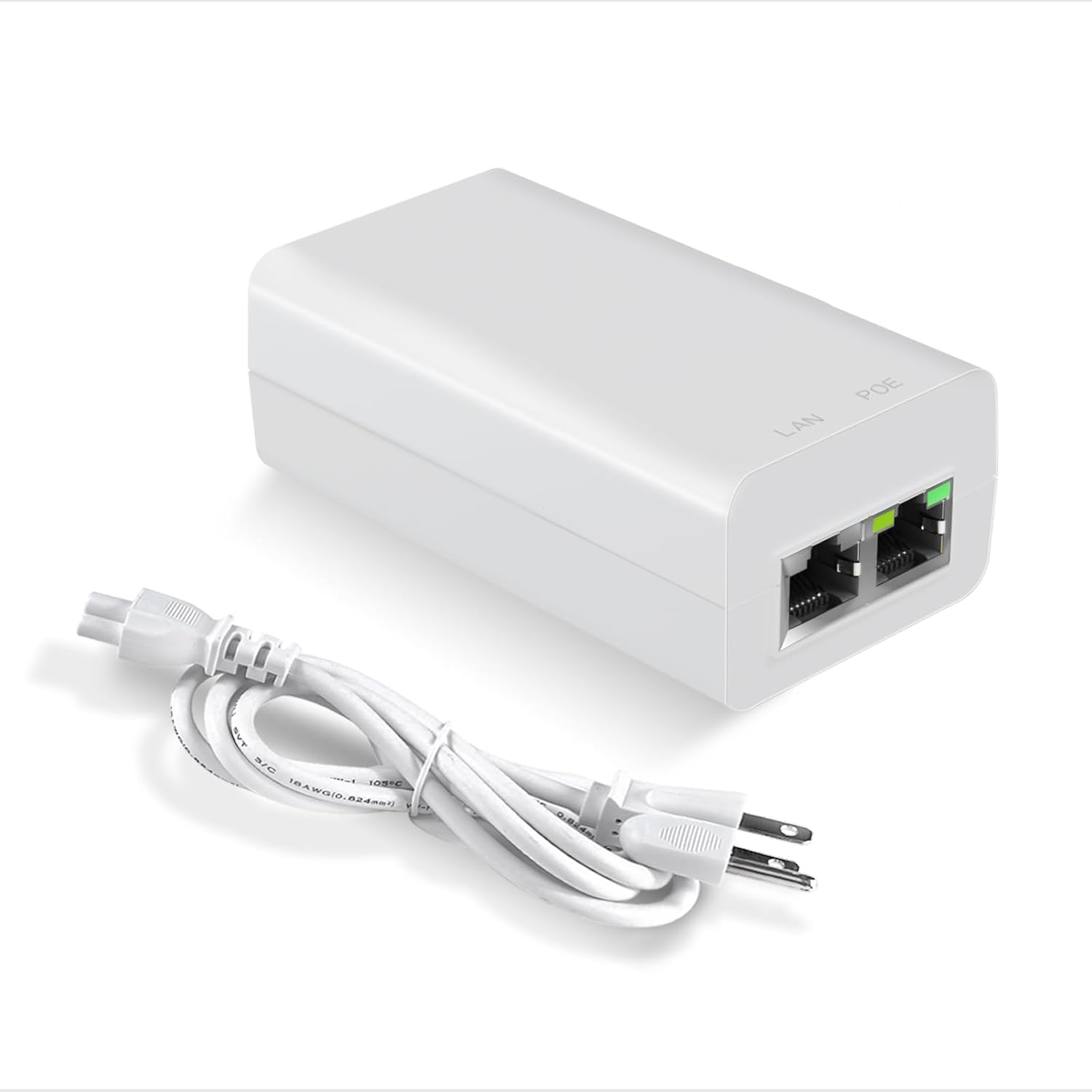 10Gbps PoE+ Injector 30W for Camera and Access Point Use