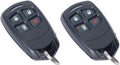 2 Pack Honeywell 5834-4 Four Button Wireless Key Remotes - Spare Pair