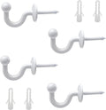 Wall-Mounted Curtain Tiebacks for Stylish Drapery Holdback by Rierdge