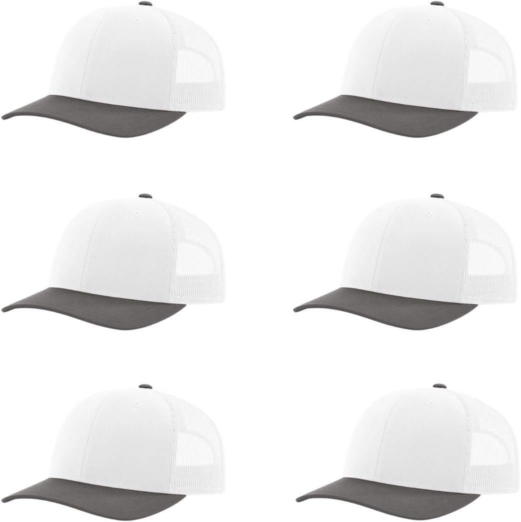 Richardson 112 Classic Six-Panel Adjustable Snapback Trucker Cap