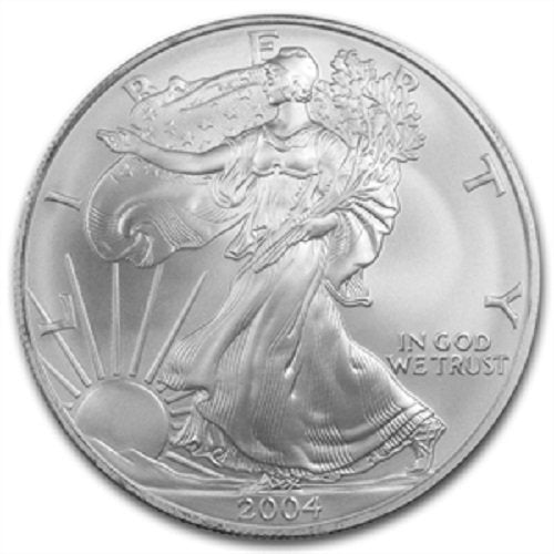 2004 American Silver Eagle .999 Fine Silver with Certificate
