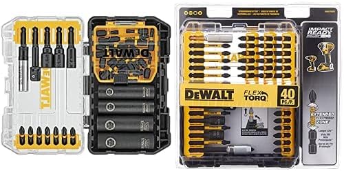 DEWALT Screwdriver Bit Set, Impact Ready, FlexTorq for Pros