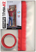 ZIPWALL ZipDoor ZDS Standard Dust Barrier Zipper Door Kit - Quick Dust