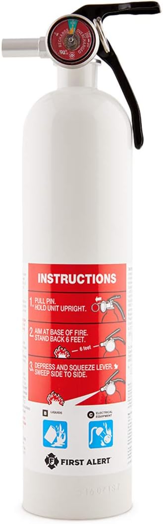 First Alert Fire Extinguisher for Car & Marine Use, UL Rated