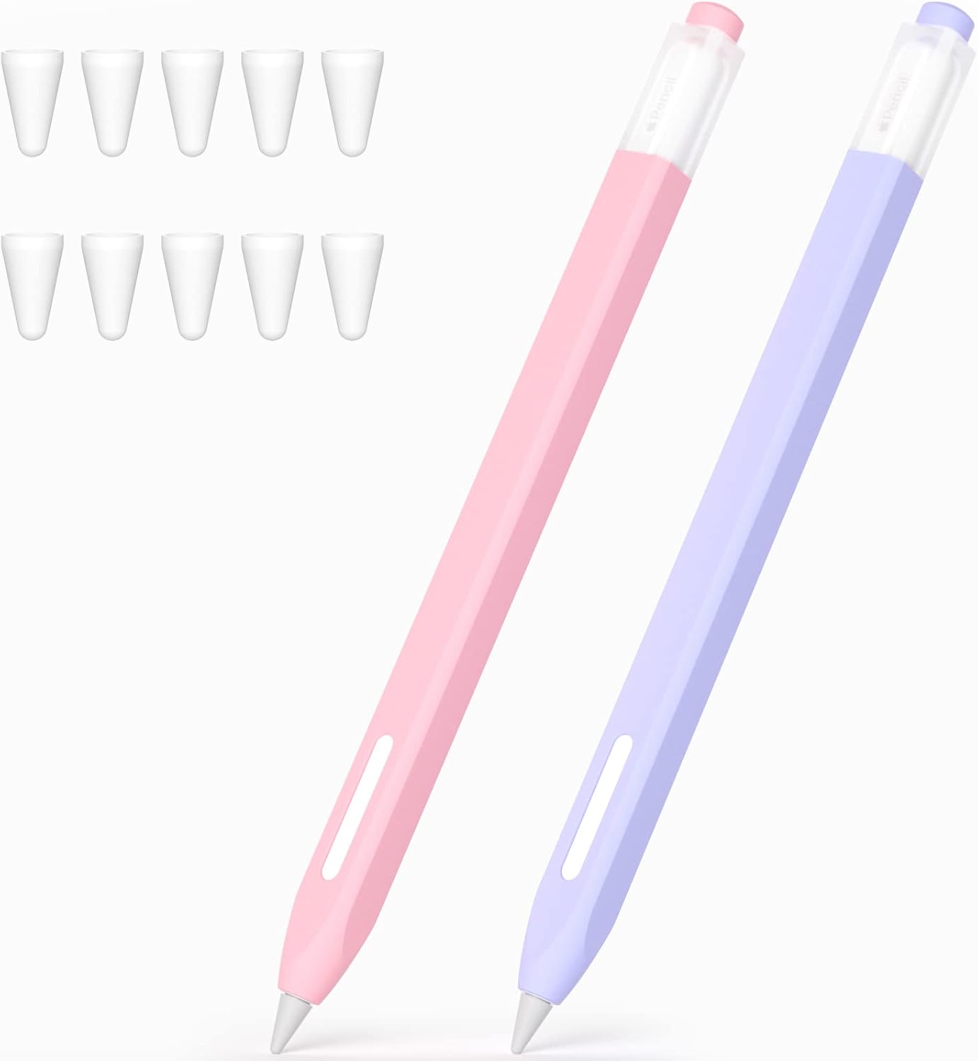 Non-Slip Silicone Apple Pencil Case Duo - Magnetic Charging, Double-Click Compatible - JOOSKO