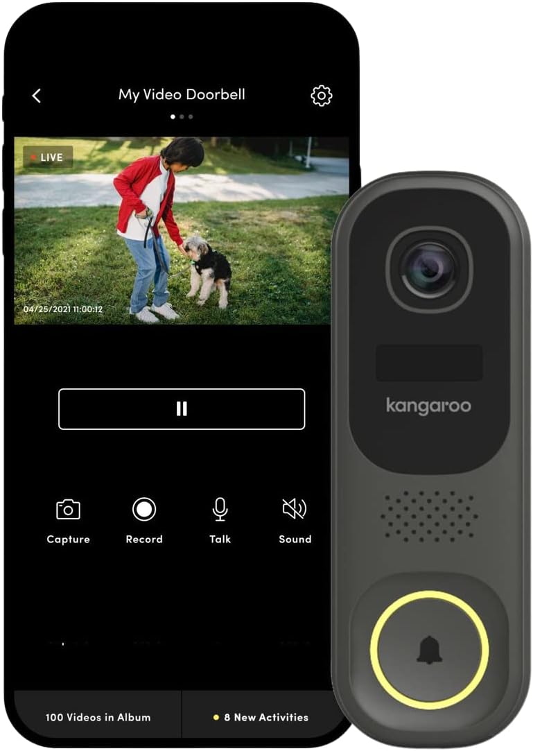 KANGAROO Outdoor Security Camera | WiFi | Weatherproof | 2-Way Talk