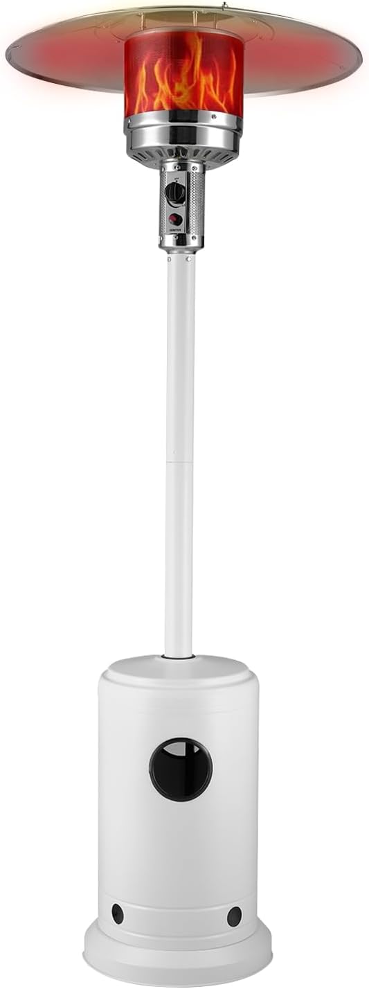 Portable 46,000 BTU Patio Heater - Matte White