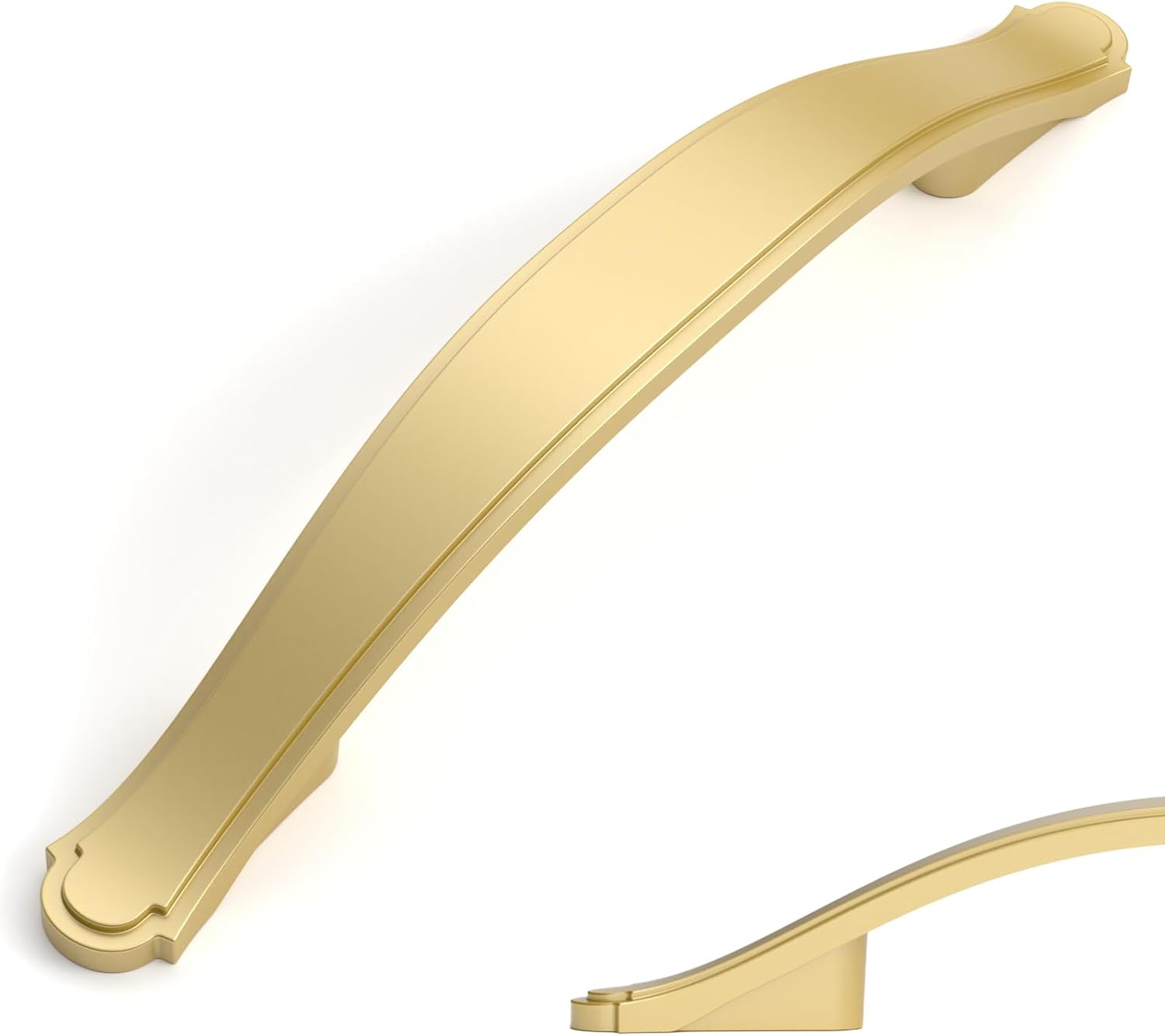 Brushed Gold Cabinet Pulls 3.75 Inch for Kitchen and Bathroom