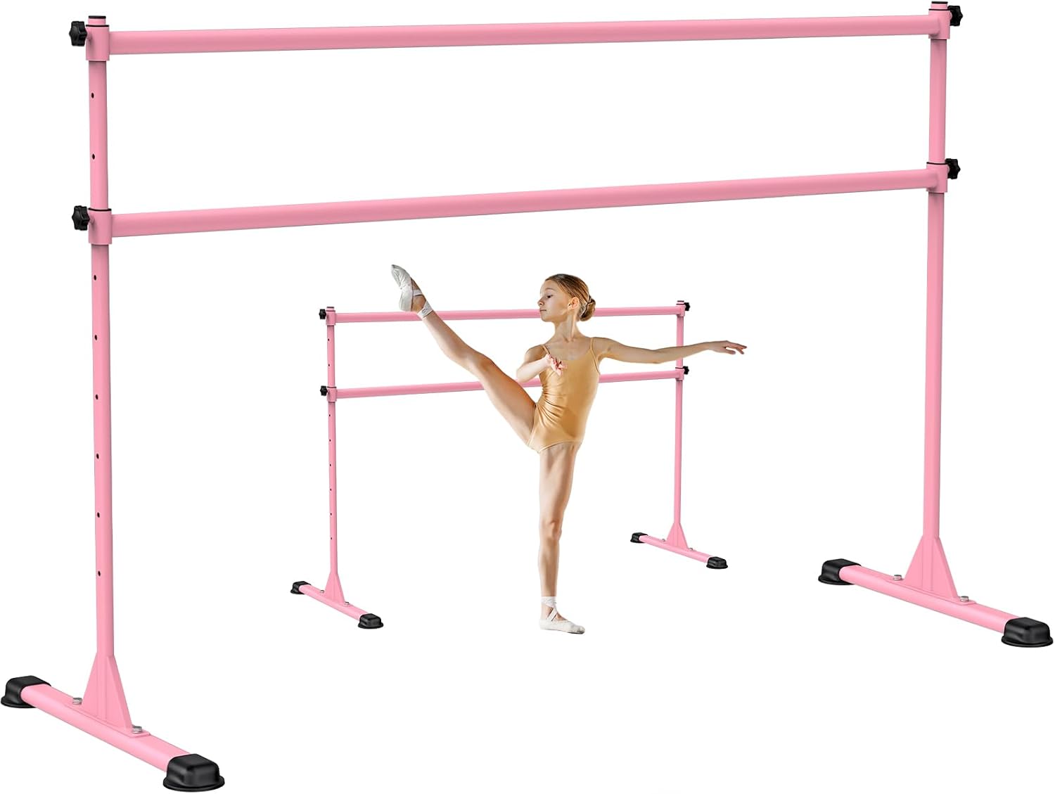 Dolibest Freestanding Ballet Bar for Dance and Fitness Practice