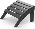 GREENVINES Adirondack-Ottoman HDPE Folding Footrest - All Weather