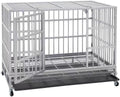 54/48/42/38 in Heavy Duty Indestructible Dog Crate - Escape-Proof