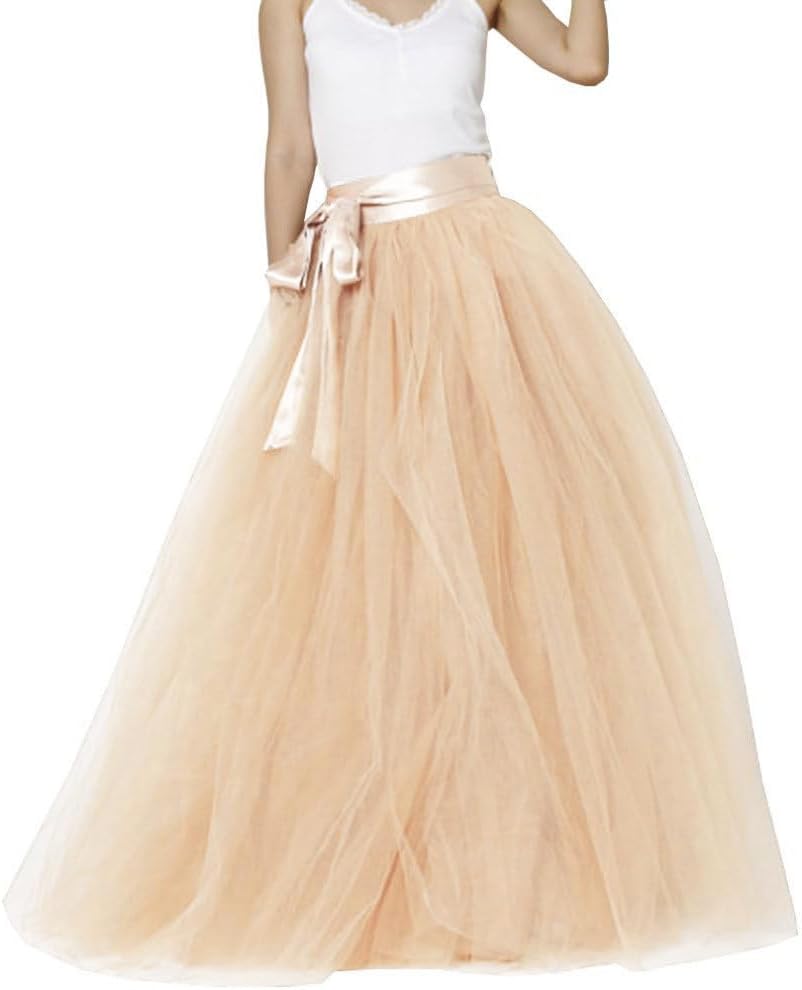 EllieHouse Womens Long Tutu Skirt for Parties and Events