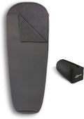 All Season Fleece Sleeping Bag Liner Mummy Shape - Adds Up to 27F