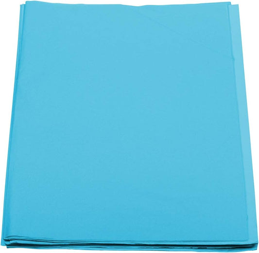 JAM PAPER Bright Blue Tissue Paper for Gifting and Decorating