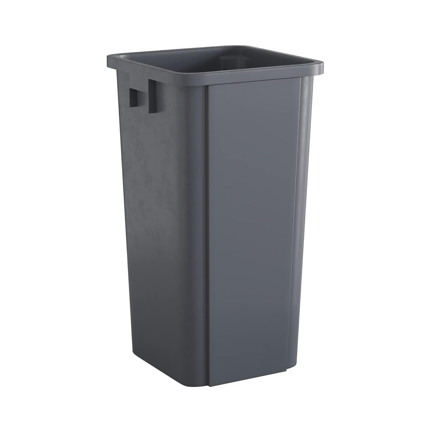 23 Gallon Grey Square Commercial Trash Can for Efficient Waste