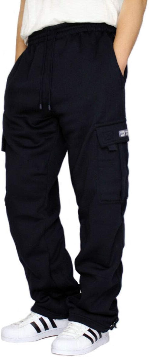 DREAM USA Men's Heavyweight Fleece Cargo Sweatpants Review