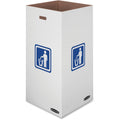 Bankers Box 10 Pack 50 Gallon Corrugated Cardboard Trash and Recycling