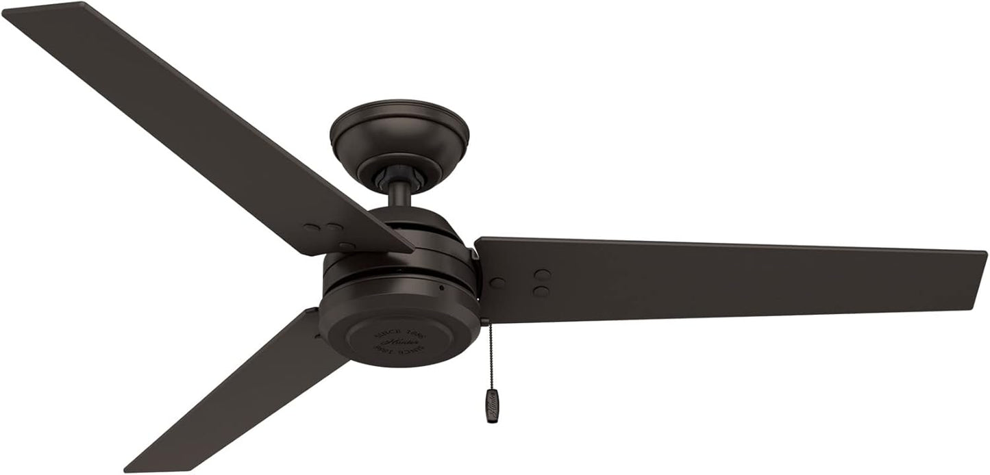 Hunter 52 inch Ceiling Fan for Indoor and Outdoor Use - Bronze