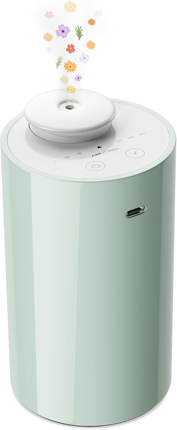 Waterless Diffuser for Essential Oil - Battery Operated Nebulizer