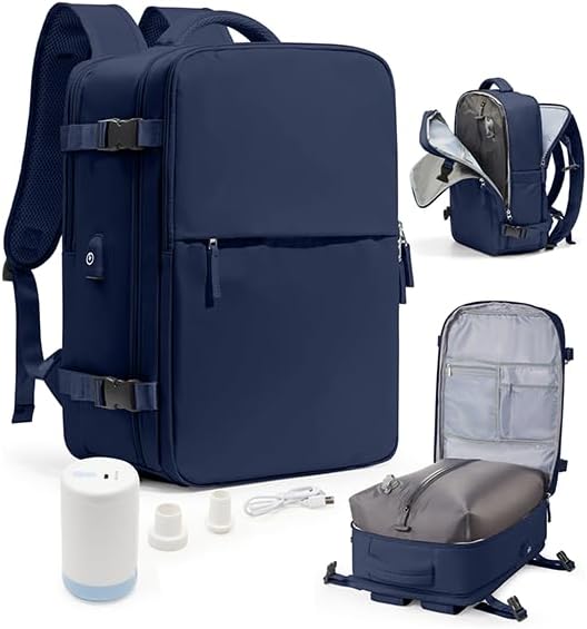 Vacuum Seal Travel Backpack with Air Pump for Easy Packing