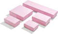 Cotton Filled Cardboard Jewelry Boxes 100-Pack - Pastel Pink