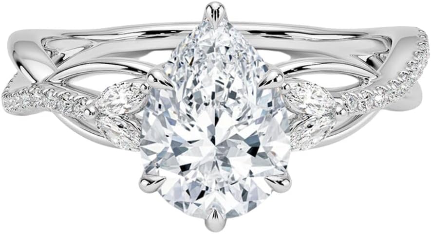 1-3 CT Moissanite Engagement Ring for Timeless Love and Elegance