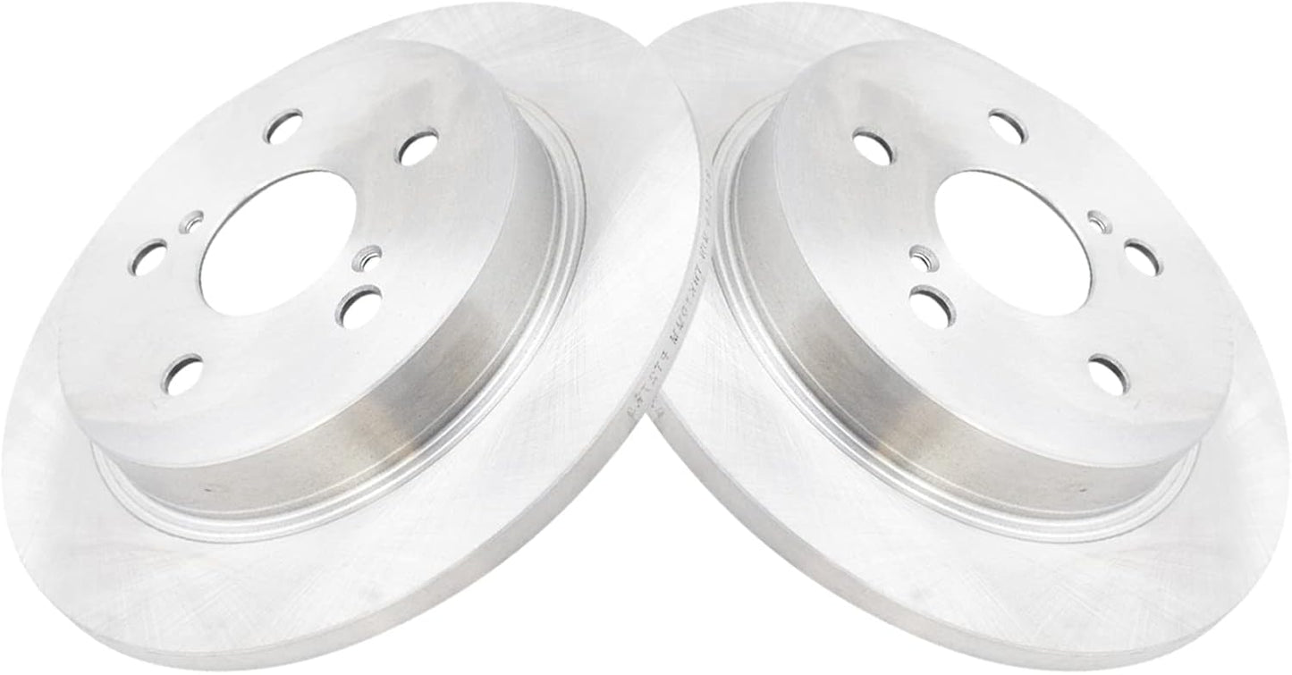 TRQ Rear Disc Brake Rotor Kit for Toyota Lexus Vehicles