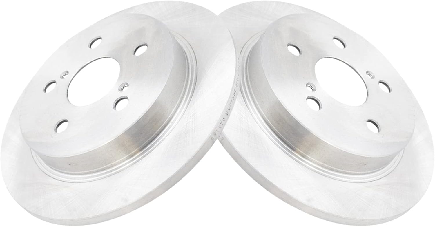 TRQ Rear Disc Brake Rotor Kit for Toyota Lexus Vehicles