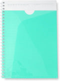 Poly Pocket Spiral Notebook - Compact Dual-Pocket Notebook