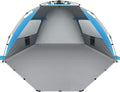 Oileus X-Large 4 Person Beach Tent Sun Shelter - Instant Pop Up Shade
