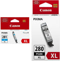 Canon CLI-281XL Cyan + PGI-280XL PGBK Compatible Ink Pack - Photo