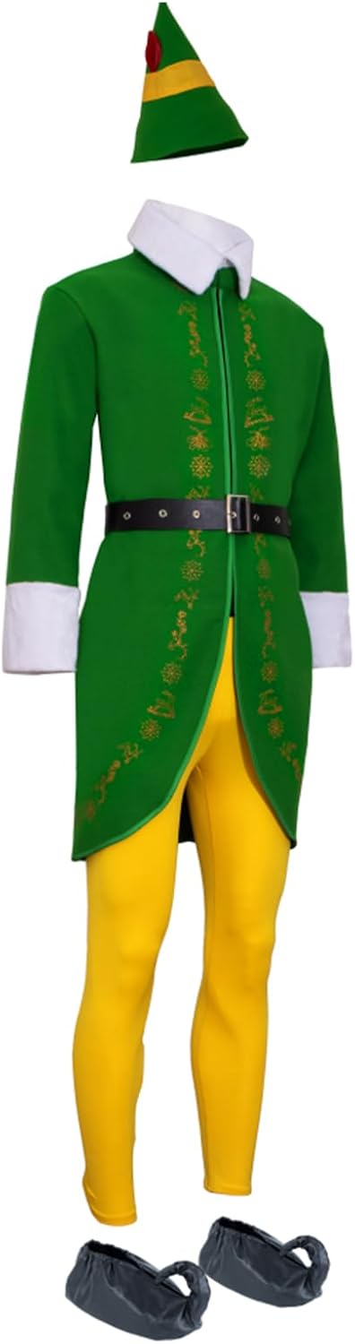 Elf Costume for Men - Full Set for Halloween and Christmas Fun