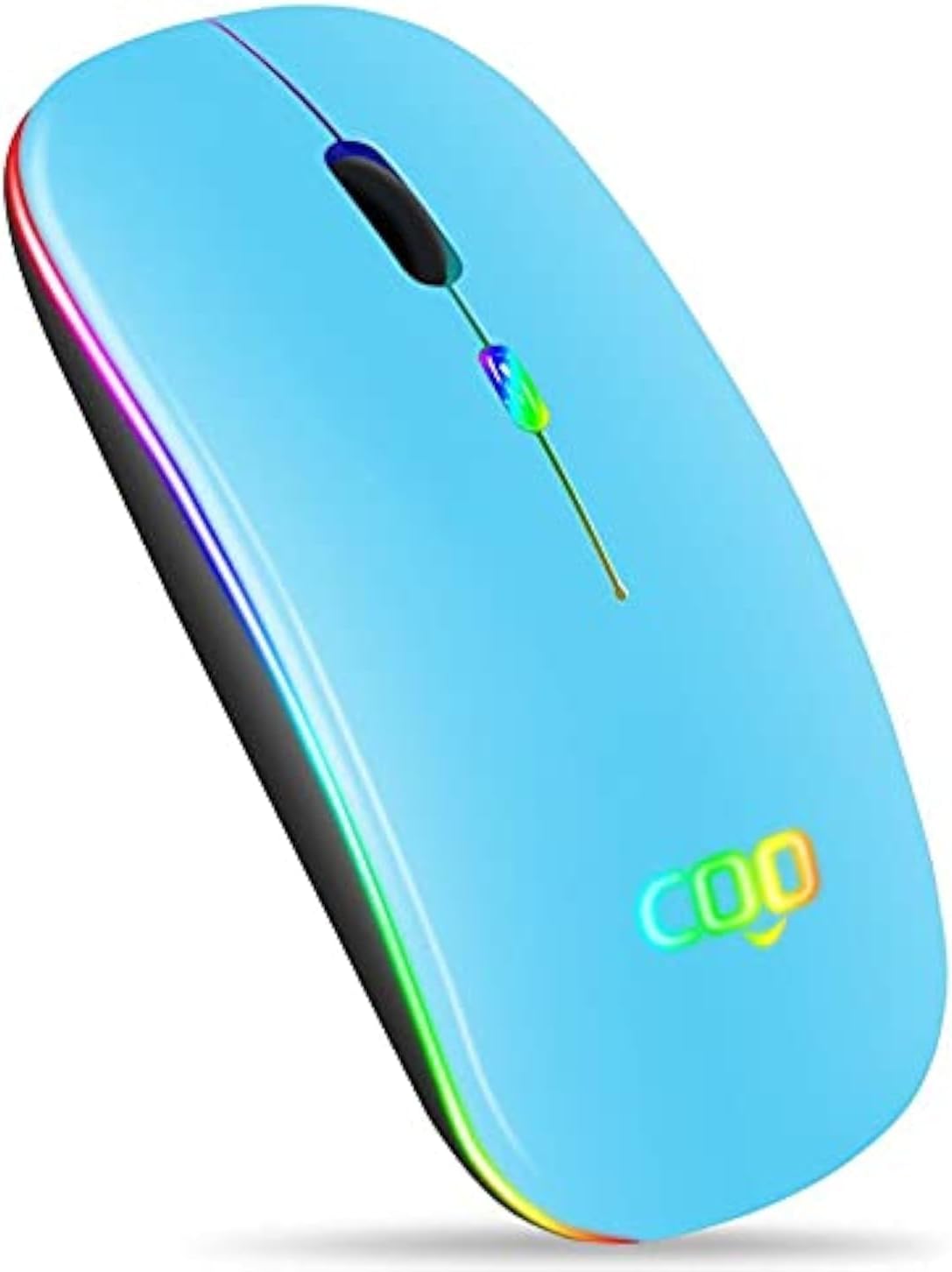 COO Dual Mode LED Wireless Mouse - Rechargeable, 3 DPI, Multi-Device Compatibility