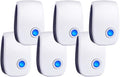 Ultrasonic Pest Control Repeller 6-Pack - Silent Indoor Rodent
