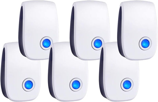TEcoArt Ultrasonic Pest Repeller 6-Pack: Banish Pests Easily