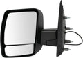 TRQ Driver Side Power Mirror Textured Black Compatible with 2012-21