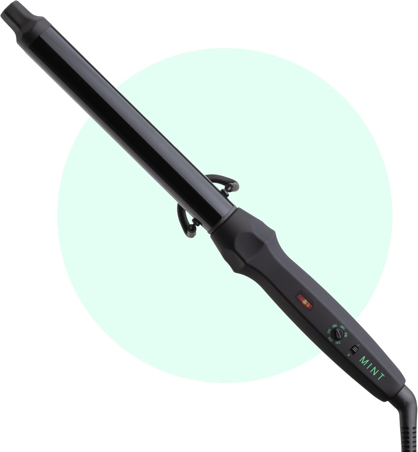 MINT Professional Clamp-Free Curling Wand for Long Hair Styling