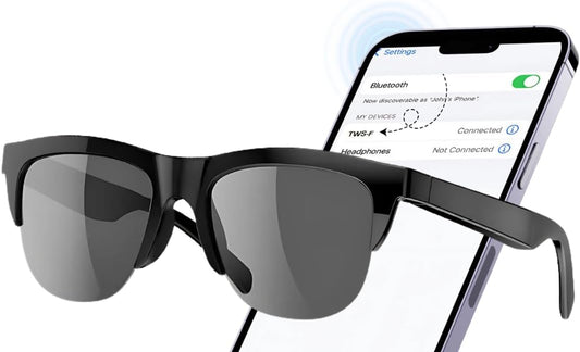 AGZE Smart Glasses - Open-Ear Bluetooth Sunglasses