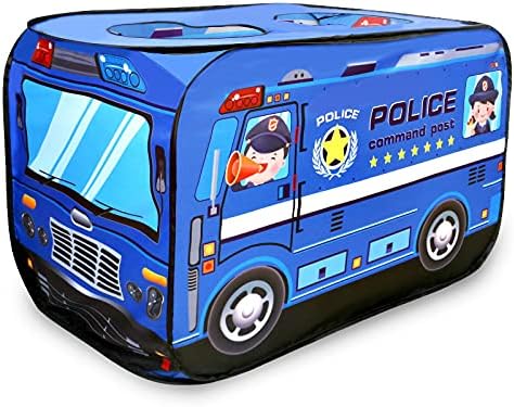 Foldable Police Car Play Tent - Indoor/Outdoor Fun!