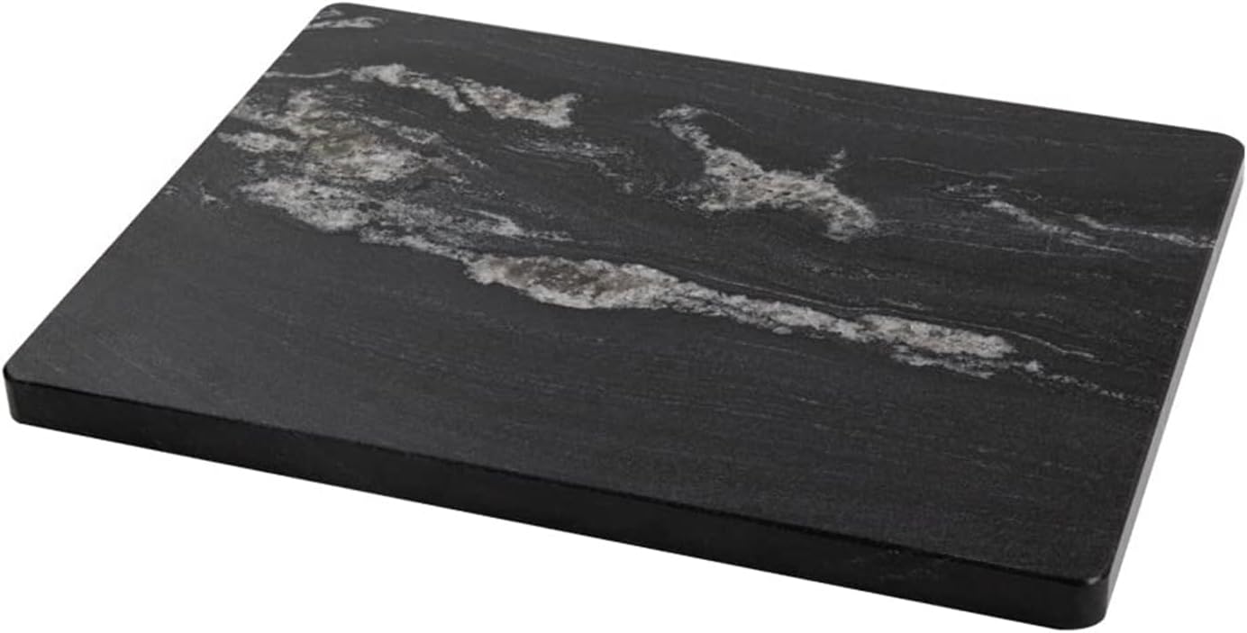 Natural Black Marble Pastry and Cutting Board for Baking Needs