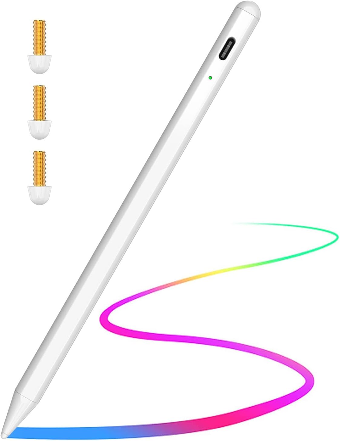 Precision Stylus Pen for iPad - Palm Rejection, Pencil 2nd Gen Compatible!