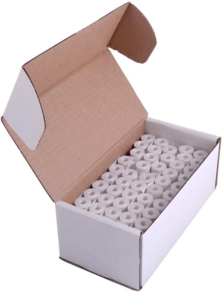50 Rolls Coreless BPA Free Thermal Paper for Poynt & Pidion POS Printers