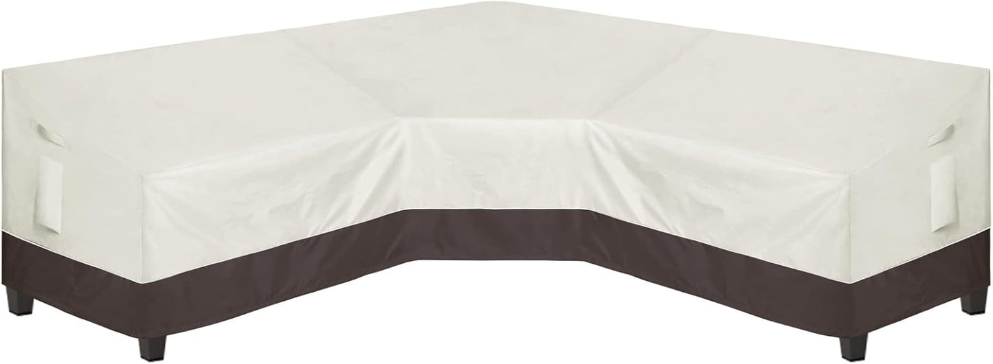 Easy-Going Outdoor V-Shaped Sectional Sofa Cover for Patio