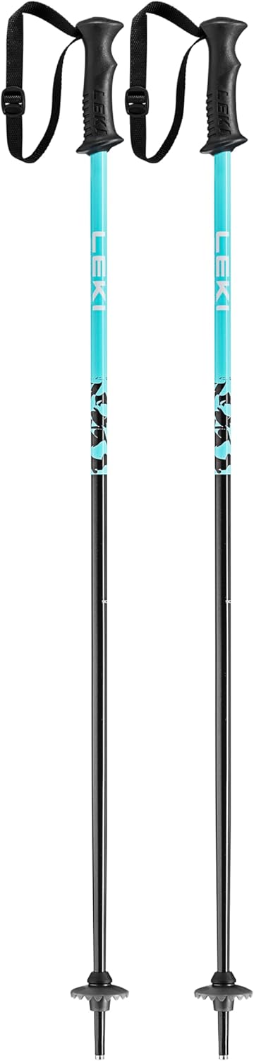 LEKI Kids Lightweight Ski Poles - Easy Alpine Fun!
