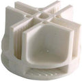 Case Lot of 100 Plastic Grid Connectors Mini Grid Panels - WHITE