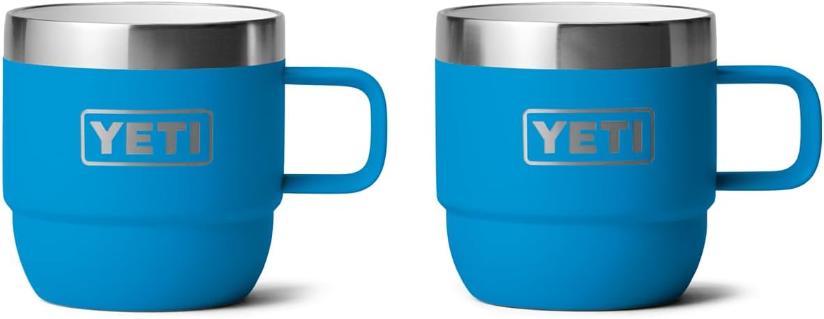 YETI Rambler 6 oz Stackable Mug for Espresso and Coffee Lovers